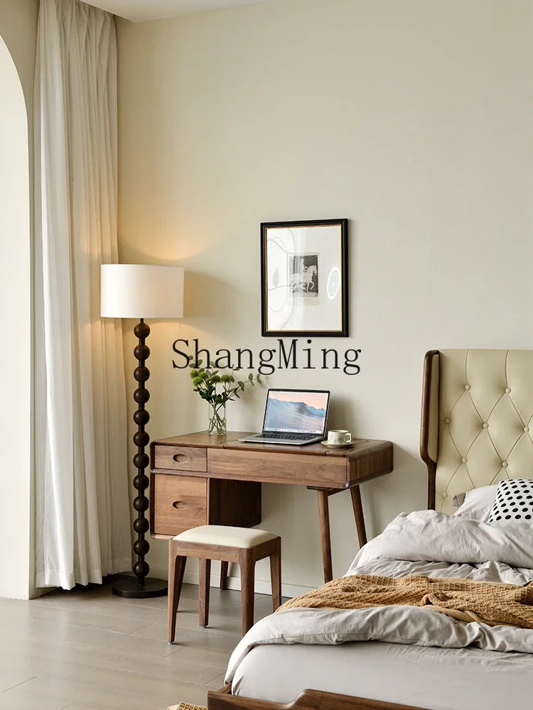 FG solid wood dresser bedroom modern simple clamshell dressing table storage multi-functional dressing table