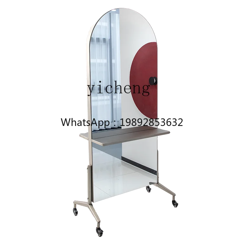 J1    removable hair salon special barber mirror table barber shop hair single-sided wall-mounted mirror