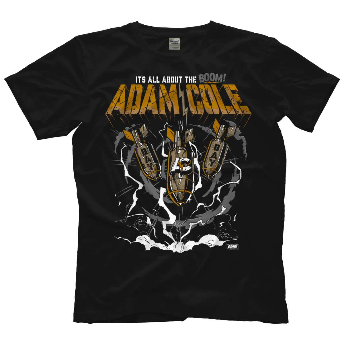 Adam Cole - Airstrike AEW Official T-Shirt