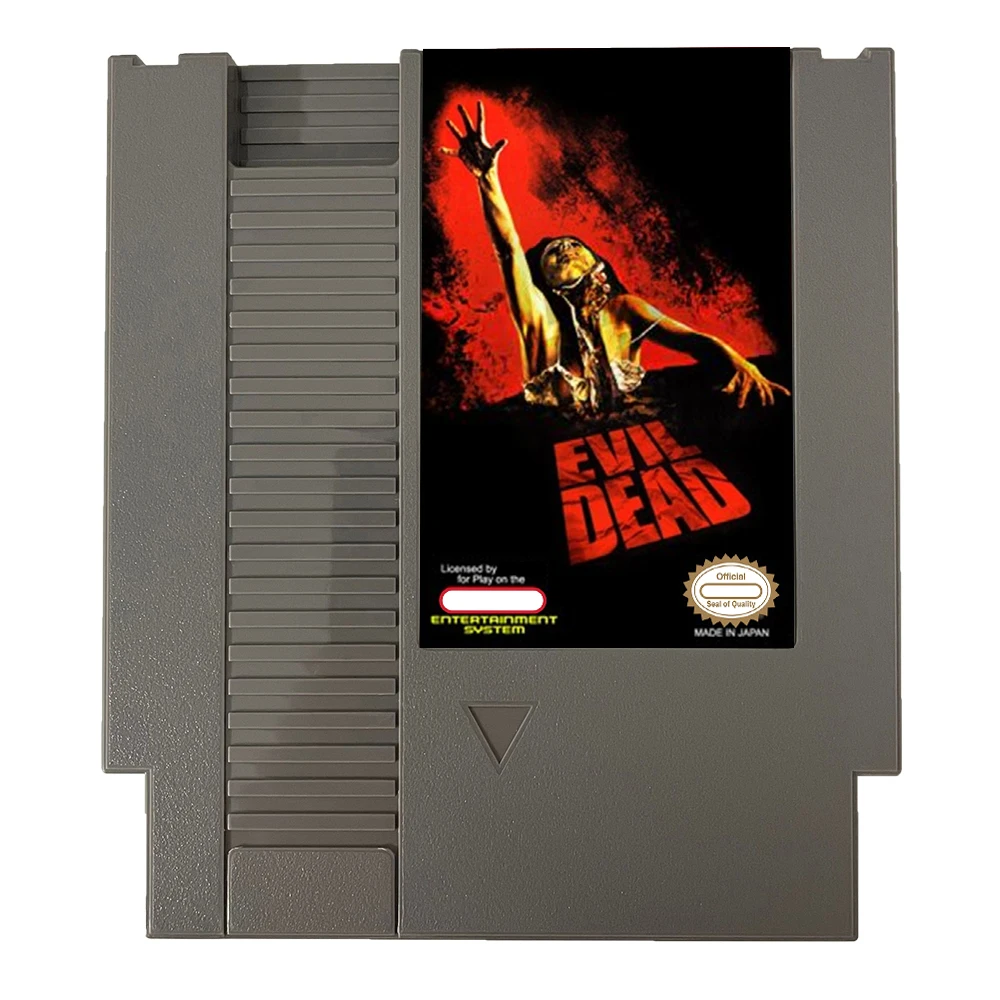 Evil Dead: Ash Lives! NES Rom Hack - 72Pins Video Game NES Game Cartridge For Nintendo Entertainment System Console - ENG