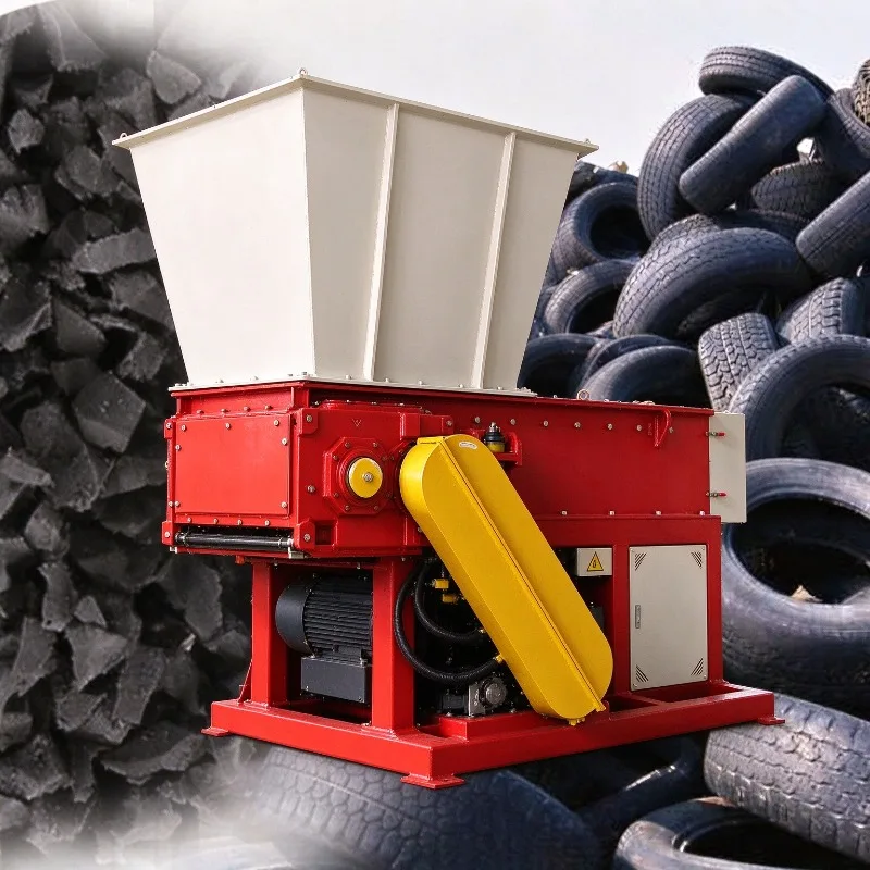 Automatic Tyre Recycling Line Tire Shredder Wire Drawing and Cutting Machine Rubber Powder Making Plant