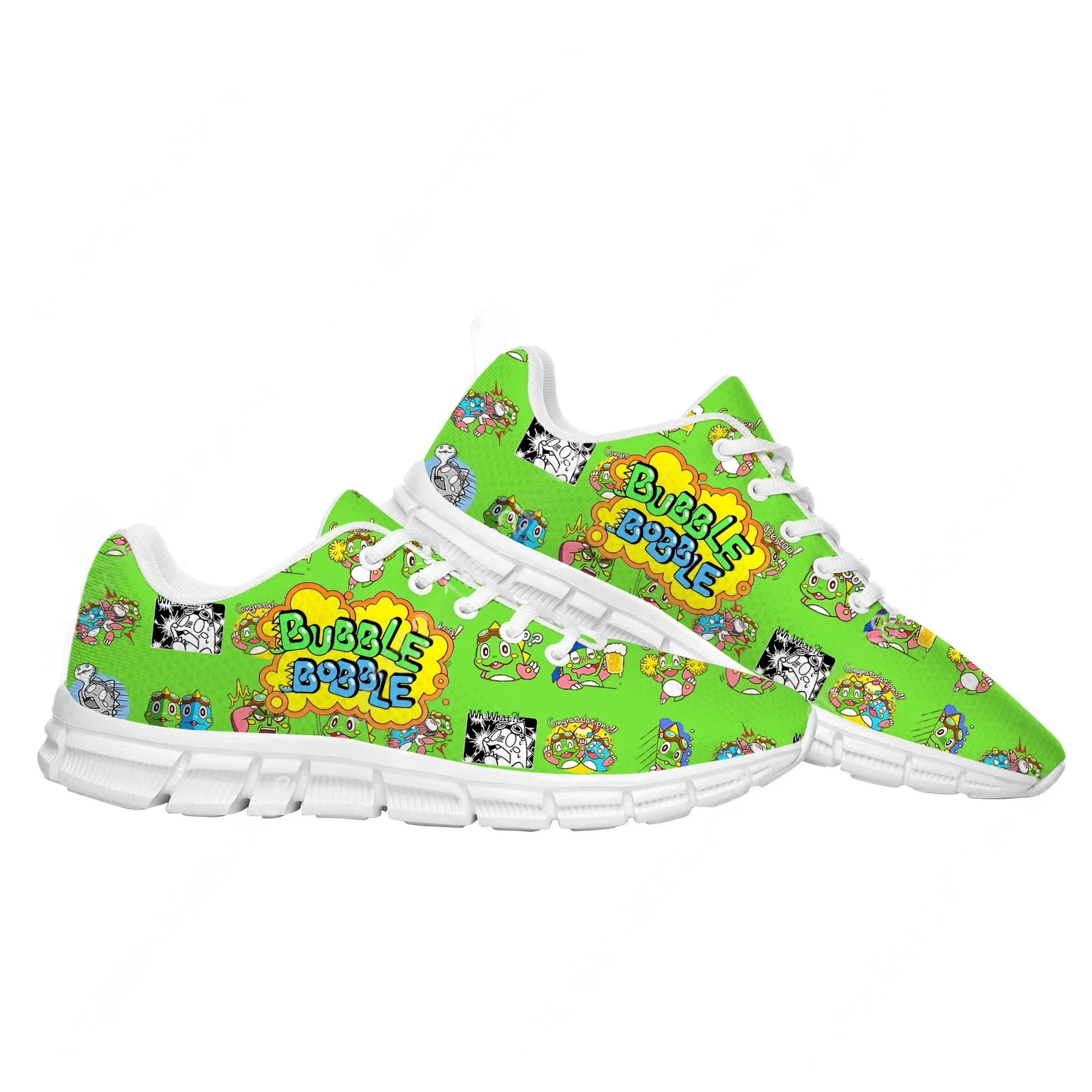 Zapatos deportivos Bubble Bobble para hombre, mujer, adolescente, zapatillas personalizadas, zapatos informales hechos a medida, zapatos de pareja de alta calidad