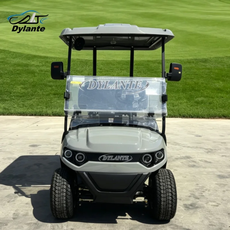 2026 Hunting Field Hot Sale 2 Seater Electric Golf Cart Hunting Cart 5KW High Performance Off-road Car One-button Start