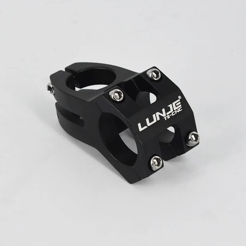 LUNJE MTB Vorbau 31,8 x 45 mm hochfester kurzer Lenkervorbau Aluminiumlegierung Fahrradbrücke Racing Downhill Rennrad Vorbau