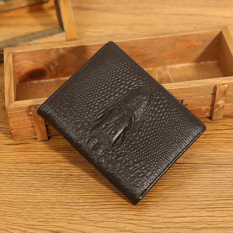 メンズ ヴィンテージ ドラゴン 本革財布 ブラウン 牛革 ロング二つ折り チェーンスナップ財布 電話ポケット付き ファッション ロング財布 y2k