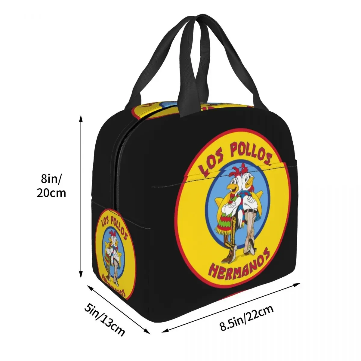 Breaking Bad Los Pollos Hermanos Lunch Box Chicken Brothers Cooler Thermal Food Insulated Lunch Bag For Women School Children