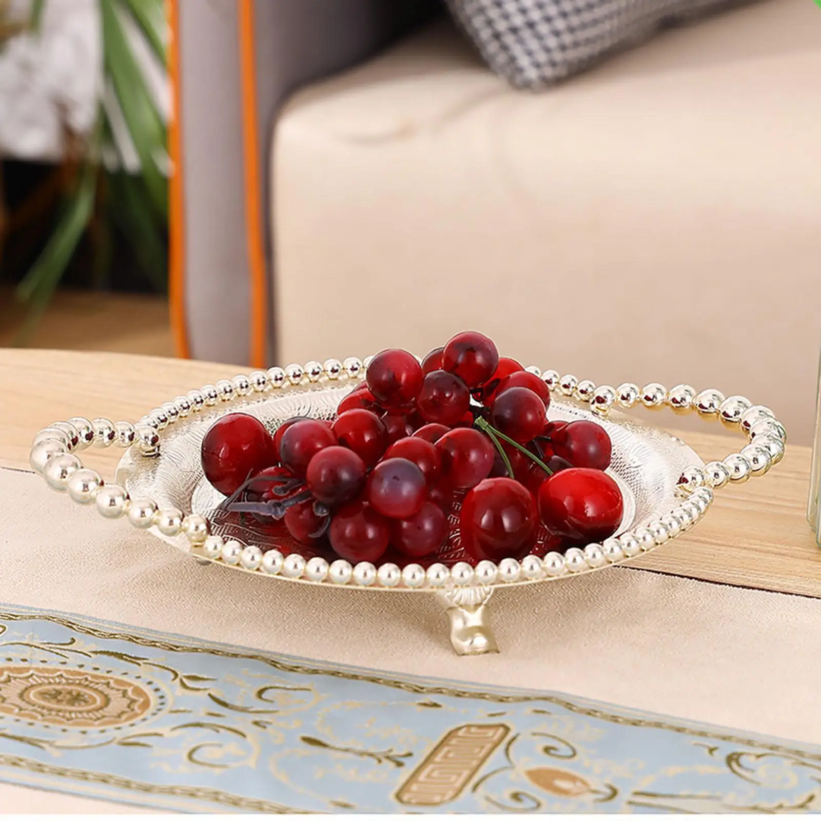 

Круглый сервировочный поднос, органайзер на столешнице, держатель для сережек, дисплей, десерт, фрукты, закуски, сервировочная тарелка для кухни, свадьбы, вечеринки