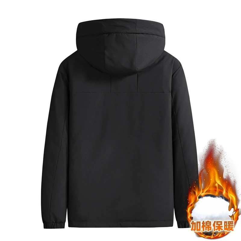 8xl 7xl 6xl neue dicke warme wind dichte Winter jacke Herren High-End-Baumwoll mantel lässig wasserdicht Kapuze Herren Parkas