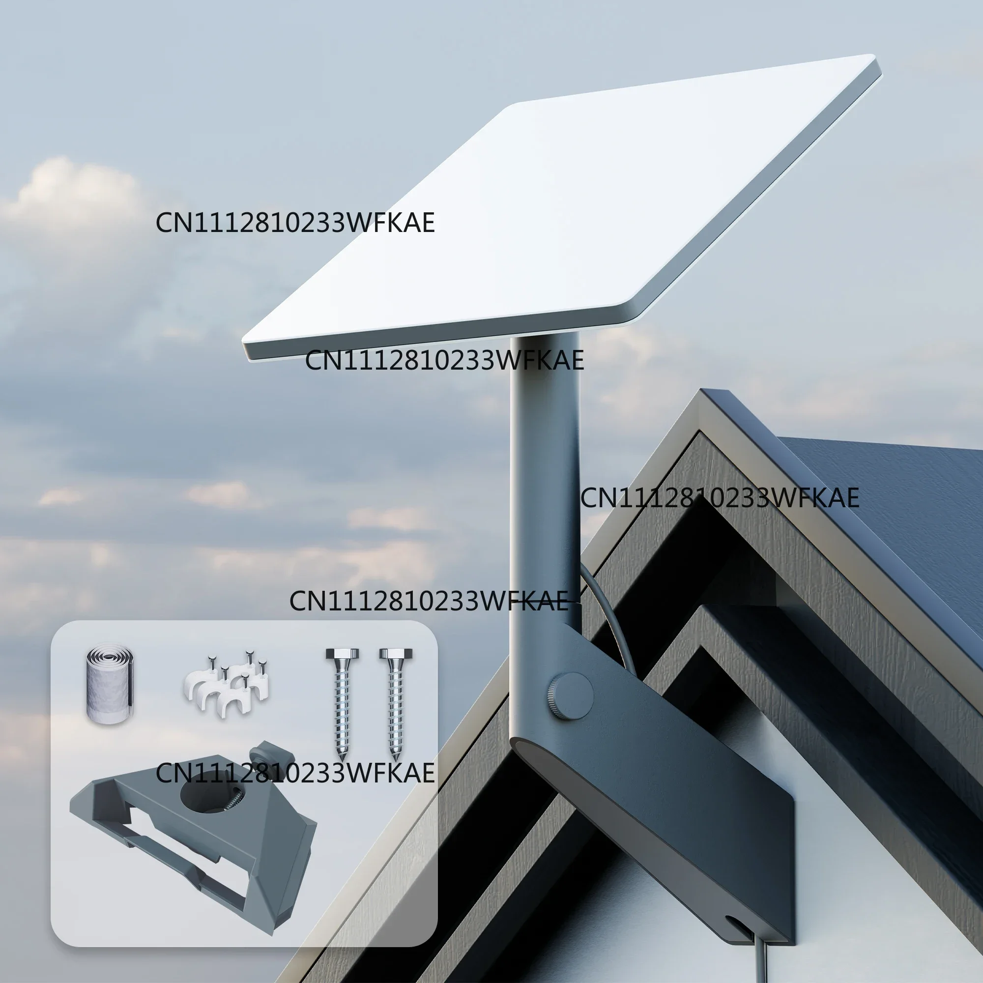 Starlink Mini Wall Mount Rustproof & Weatherproof Adjustable Wall/Roof/Pole Mounting Kit 360 Adjustable Starlink Mini Bracket