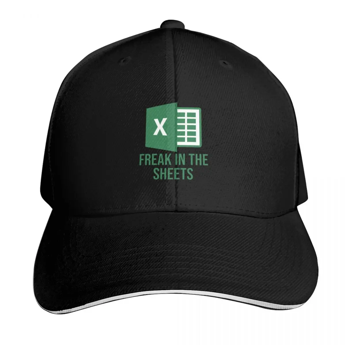 FREAK IN THE SHEETS Baseball Cap Snapback Flat Bill Strapback Dad Hat Six Panel Structured Crown