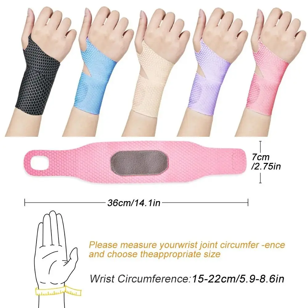 جديد نفق الرسغ المعصم هدفين اليد هدفين المعصم جبيرة الرياضة معصمه واقية والعتاد رياضة المعصم التفاف النساء الرجال #6
