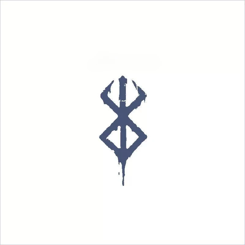 Tatuaje temporal Berserker, dura hasta 15 días, nueva tecnología, pegatina semipermanente mágica impermeable.