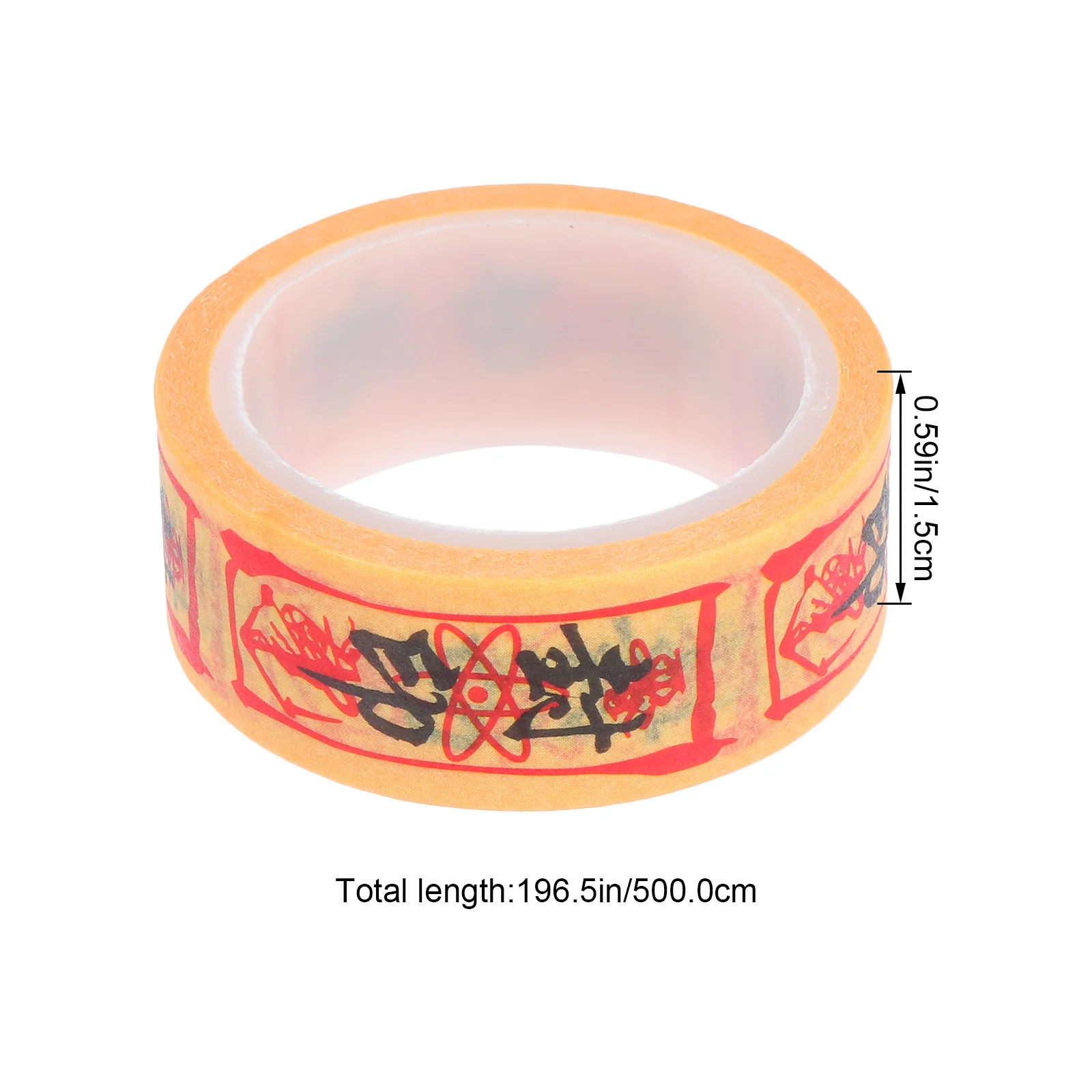 5 لفات من أشرطة رون اللاصقة الكرتونية المزخرفة لأشرطة القصاصات DIY كتيبات يوميات علب الهدايا وملصقات القرطاسية