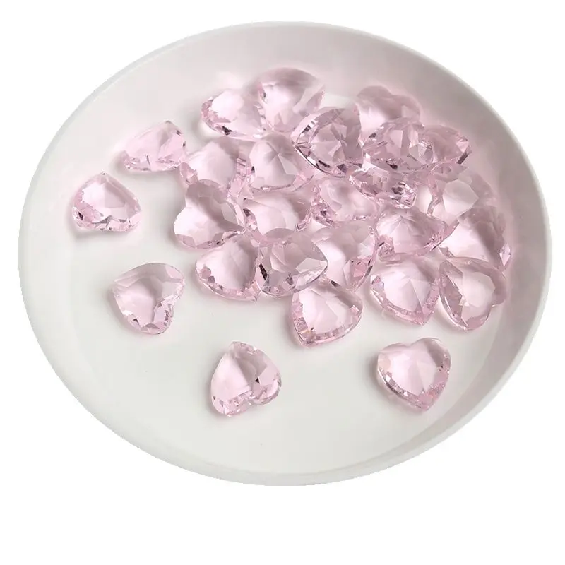 New Crystal Pink Series Pointed Bottom Nail Art Rhinestones 3D Gem Stone Apply To DIY Manicure Accessory