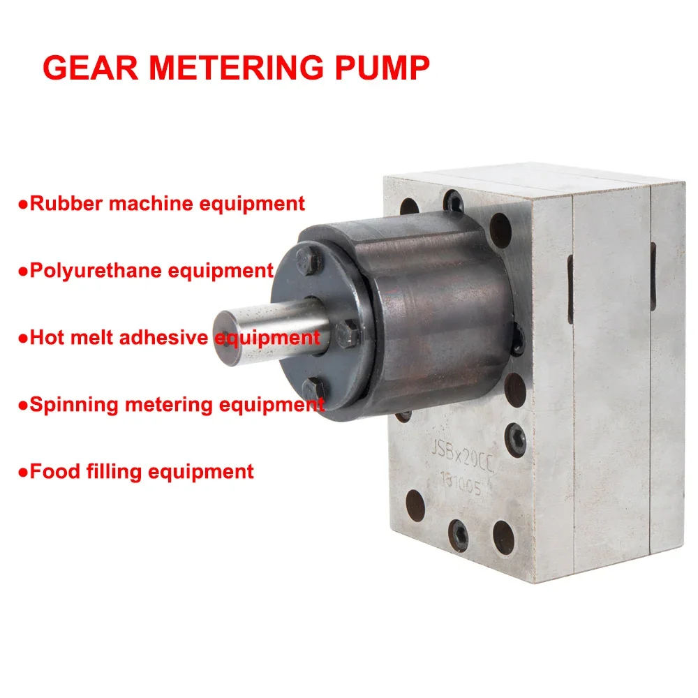 Stainless Steel Gear Metering Pump for Hot Melt Adhesive And Detergent Precision Adhesive Dispensing Pump