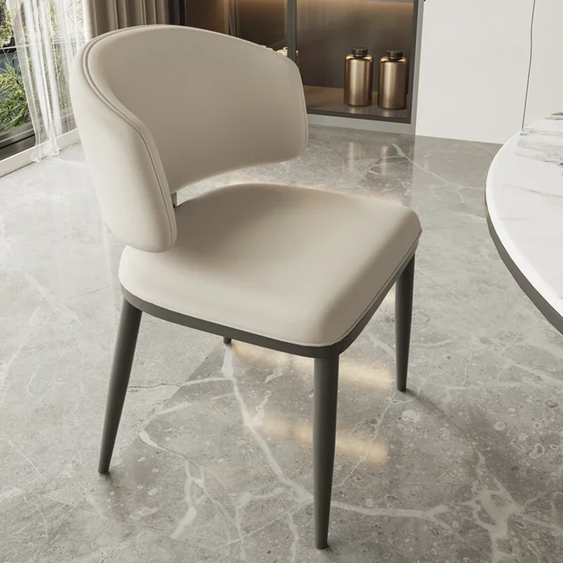 

2pc Fabric Unique Dining Chair Elegant Simple Modern Design Dining Chair Set Of 2 Minimalist Luxury Chaise Living Room Furniture