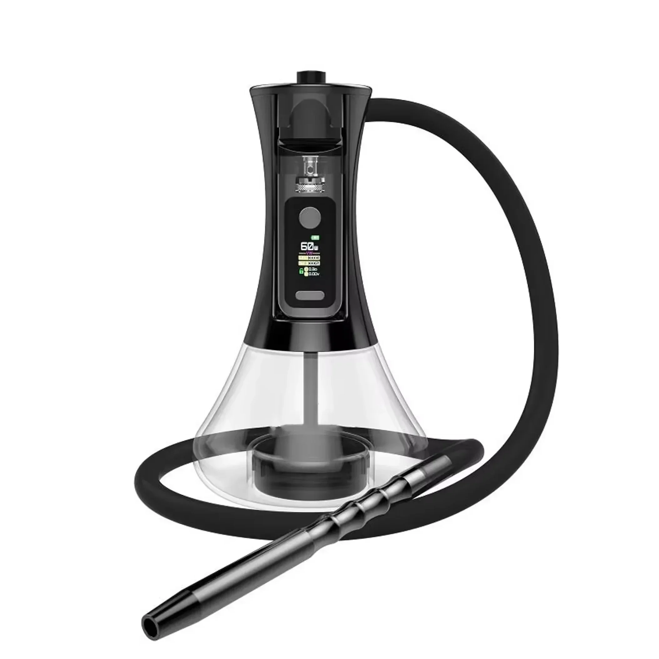 

EHUKA Electric Hookah Set Portable Multifunctional Shisha Stainless Acrylic Hookah High Quality Shisha with LED Display