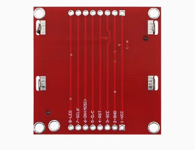 1pcs RED board 84X48 5110 LCD Module with  backlight with adapter PCB LCD5110