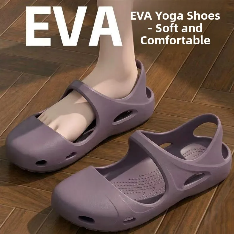 Summer 2026 New Yoga Soft Bottom Beach Anti-slip Comfortable Home Sports Slippers Three-proof Sandals Open-toe Slip-on EVA