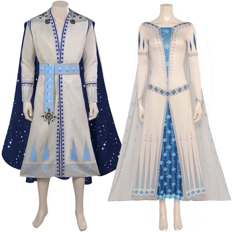 Magnífico Amaya Cosplay fantasía dibujos animados rey reina disfraz mujeres hombres juego de rol fantasía traje mujer ropa de Halloween