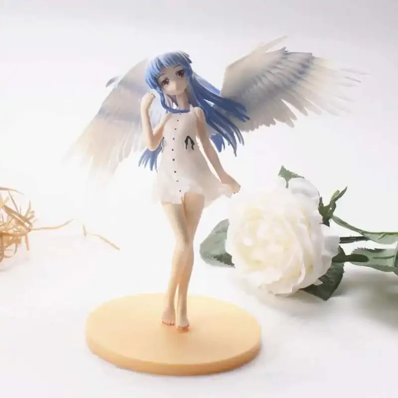 15CM Anime Angel Beats! Tachibana Kanade kawaii vleugel Action figure PVC Model speelgoed Collectie Ornamenten fans geschenken