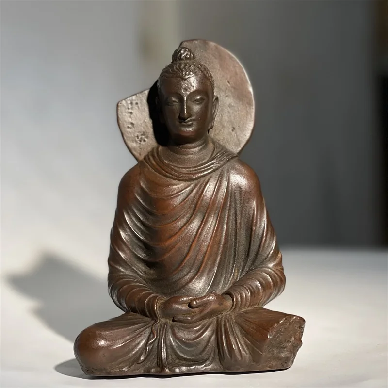 

Gandhara Buddha statues, exquisite miniature, classical retro Buddha statues, home tea room art desktop decoration