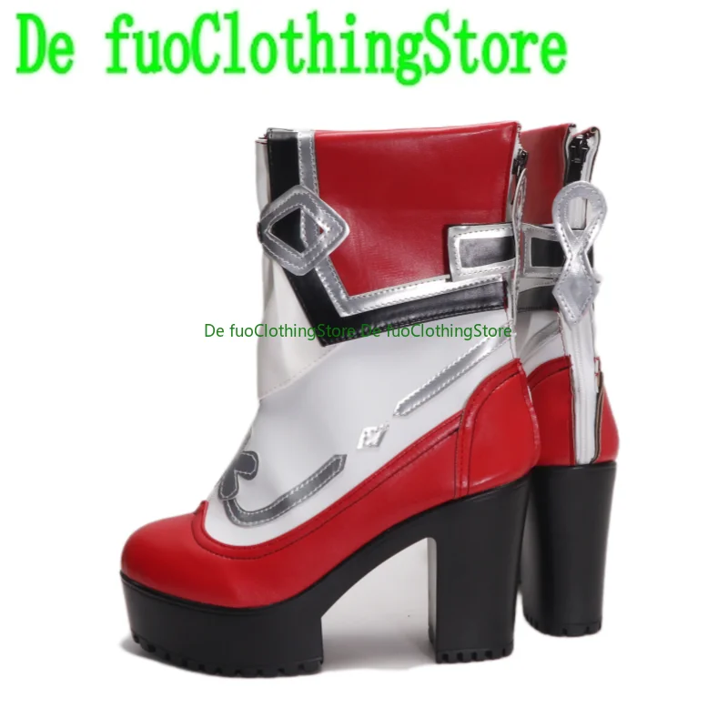 

DefuoClothing Genshin Impact Sea Lantern Festival Орех Ночь Снег Персик Ароматный Ling Happy Night Туфли на высоком каблуке в стиле аниме