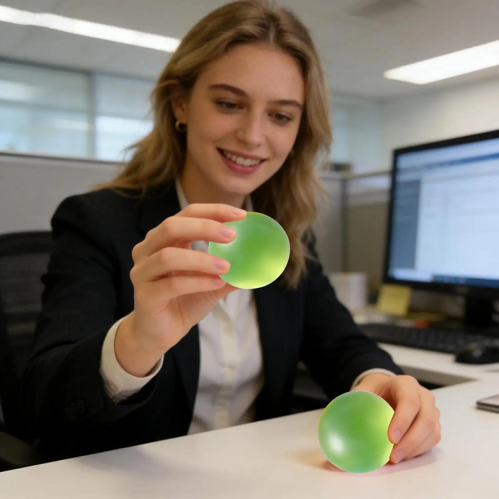 Stress Balls For Adults Slow Rebound Squeeze Dough Non-Sticky Kids Stress Ball For Calming Relaxation Focus Kids Adults Study