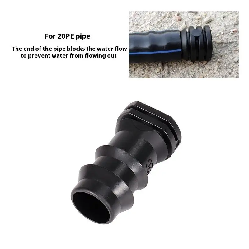 [J] 10/20Pcs Garden Hose 16MM Plug End Hose Water Seal Plastic Hose Closure Irrigation Stopper Drip Irrigation Pipe Fittings