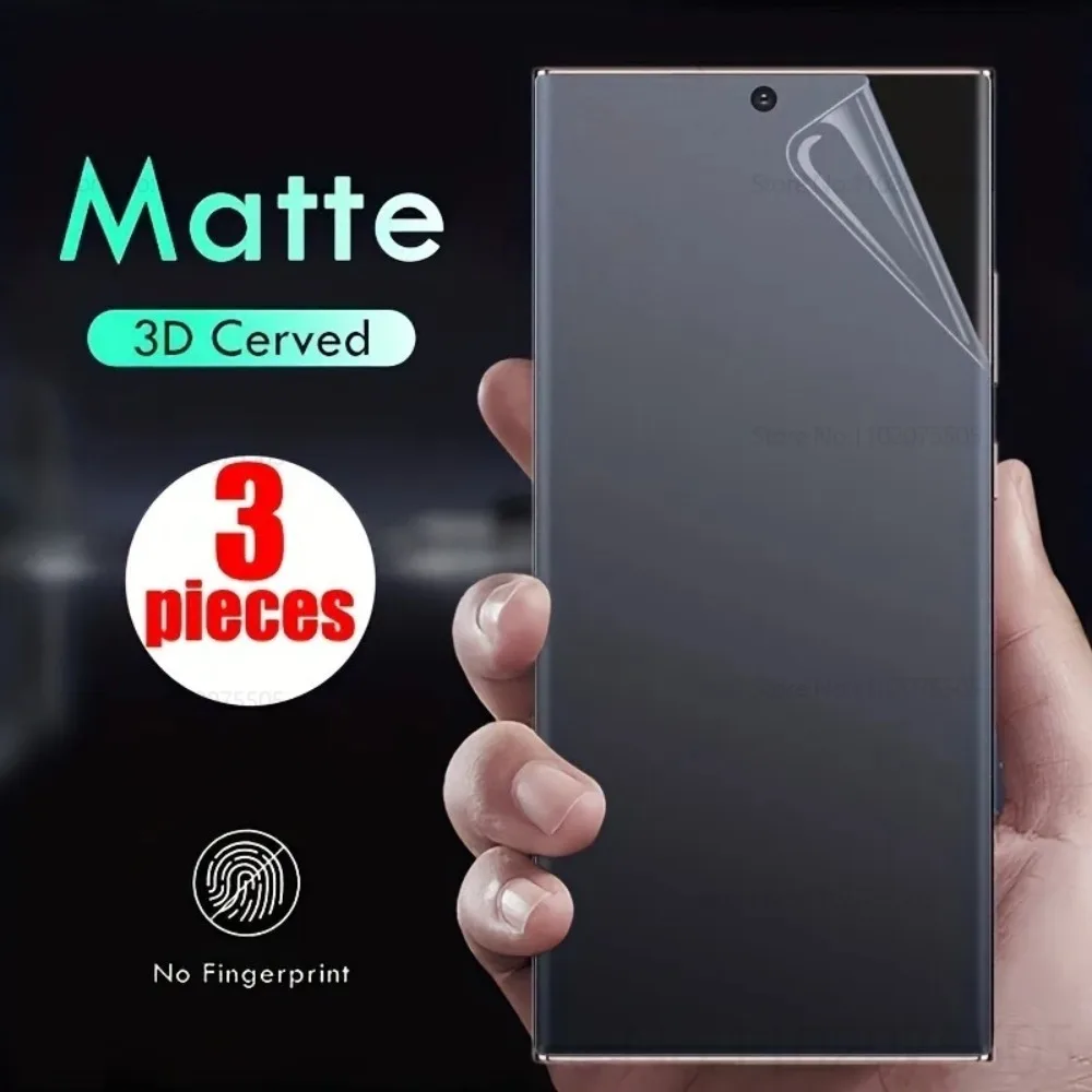 3Pcs Matte Hydrogel Film für Xiaomi Redmi 15C 4G 13C 15 14C 5G Anti-Fingerprint Schutz Film für Redmi 12C 12 13R 10X Pro 11A