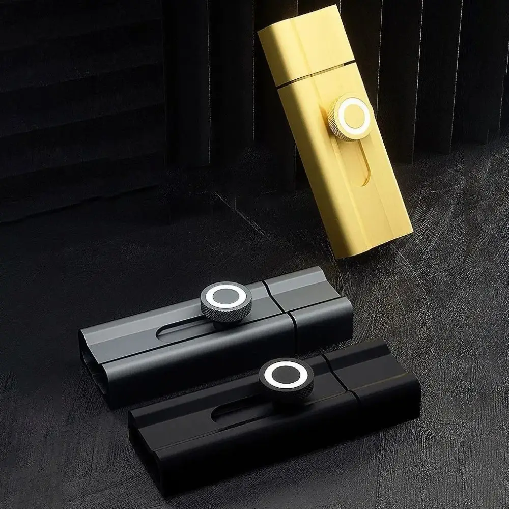 

Durable Anti-theft Luminous Door Buckle Aluminum Alloy No Punching Sliding Door Bolt Security Door Catch Furniture Hardware