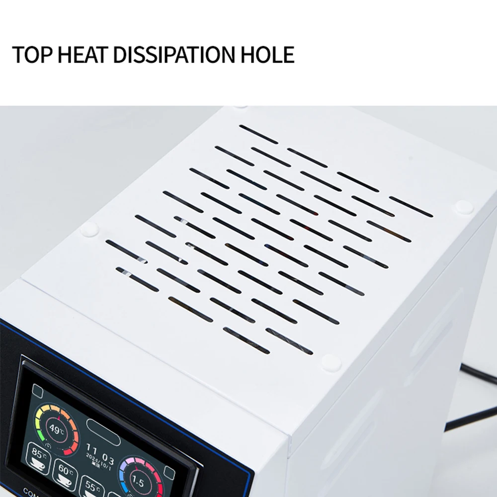 

XEOLEO Commercial 2500W Stainless Steel Automatic Steam Milk Frother & Heater for Milk Tea & Coffee Shops