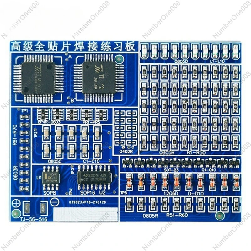 고급 풀칩 용접 연습 보드 전자 부품 DIY 생산 키트 - Diy Electronics Components Kit 리뷰 및 가격