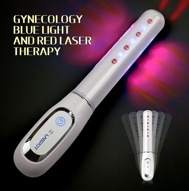 Gifts Blue Red Light Gynecological Therapy For Pelvic Infection Vagi-nal Tightening Laser For Vaginitis Cervicitis