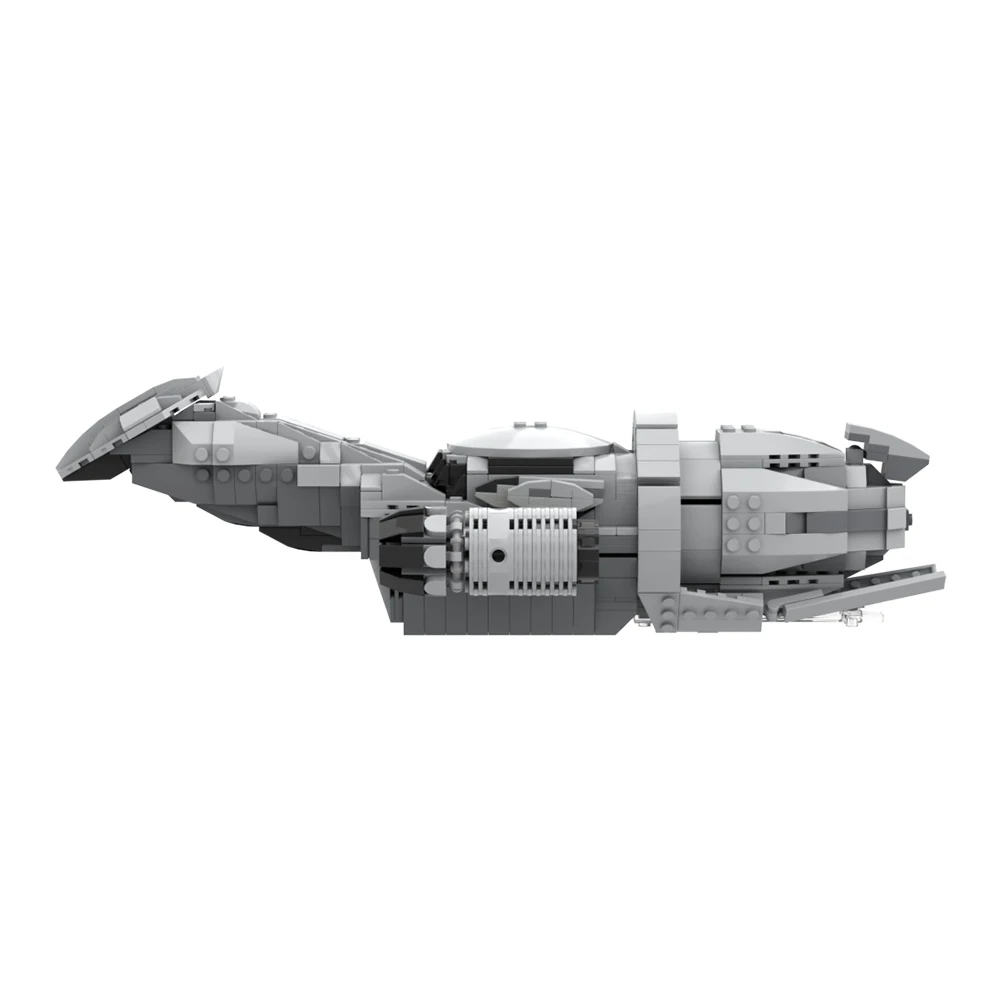 Kit de bloques de construcción de nave espacial clase luciérnaga para niños, juguete de construcción de nave de transporte de serenidad, MOC-87563, rompecabezas DIY, regalo