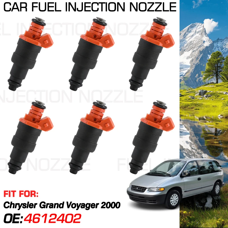 for Chrysler Grand Voyager 2000 Chrysler Voyager Chrysler Minivans Accessorie 1X Fuel Injectors Nozzle Injection 4612402 4612177