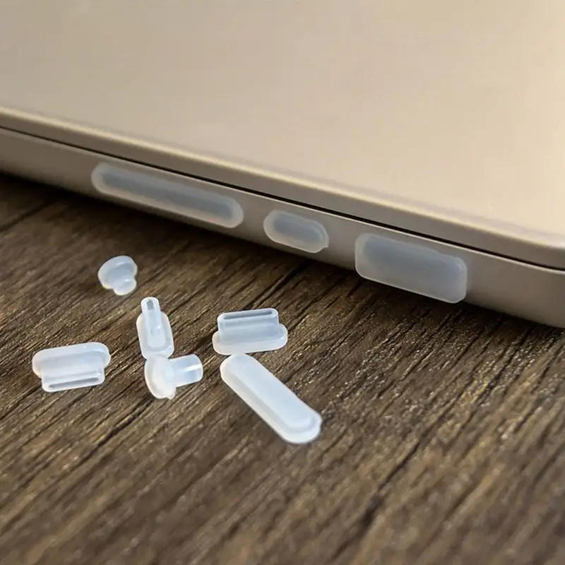 العالمي USB الغبار التوصيل شاحن ميناء غطاء قبعات أنثى جاك واجهة 13 قطعة سيليكون الغبار حامي للكمبيوتر المحمول المحمول