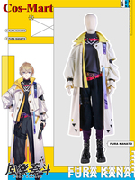 Cos-Mart Hot Anime VTuber VOLTACTION Fura Kanato Cosplay Costume Fashion Handsome Uniform Activity Party Role Play Clothing