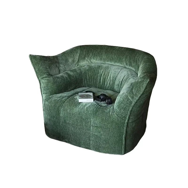 

Brigantin | Skin-friendly two-color three-dimensional chenille lazy sofa living room balcony retro medieval single