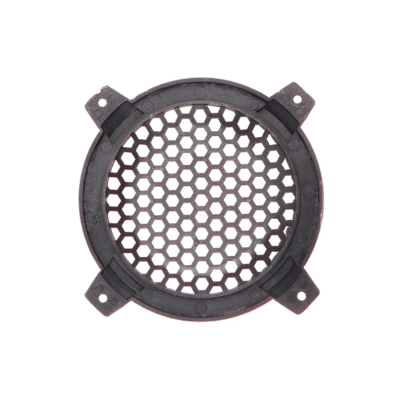 4 ''Rode Plastic Auto Audio Speaker Sub Woofer Grille Bescherming Beschermer Cover Mesh Ronde Auto Subwoofer Speaker Beschermkap