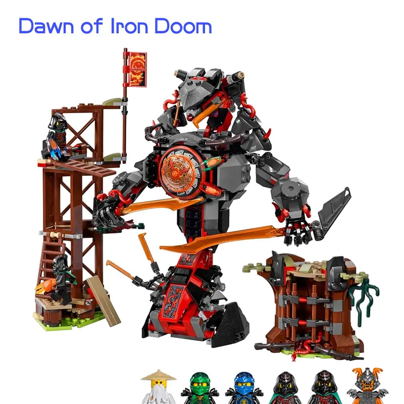 771pcs Dawn of Iron Building Blocks Model Fit 70626 Toys for Children Christmas Gift