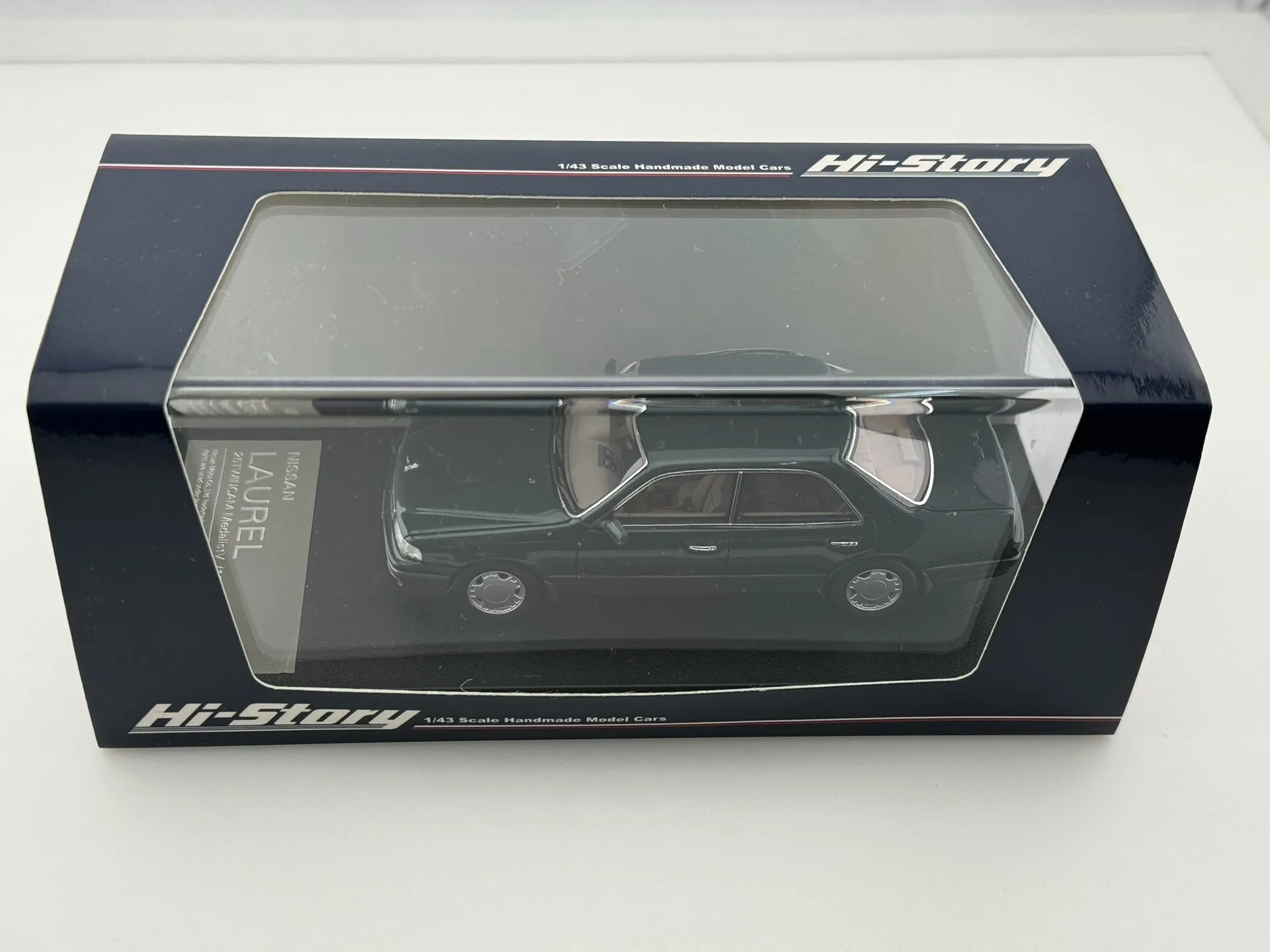 

Литой под давлением Hi-Story, масштаб 1/43 Nissan Laurel 25TWINCAM MedalistV 1993, модель автомобиля из смолы, Коллекционная игрушка, подарок, сувенирный дисплей