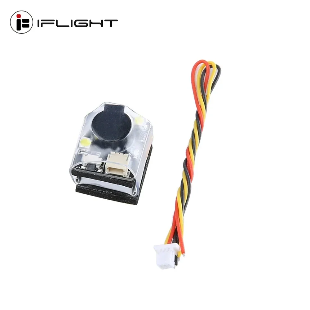 IFlight YR50B_S Finder Buzzer 100dB BB Ring LED Light Alarm 100 Decibels Programmable BF F7 for FPV Quadcopter & RC Airplane