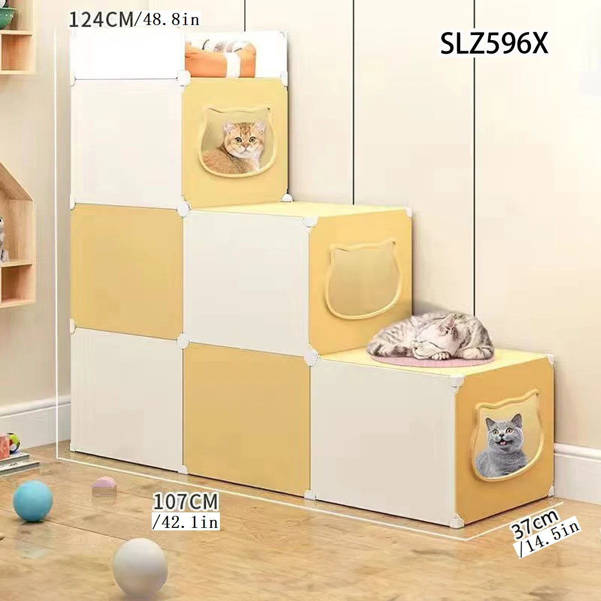 

Клетка для кошек, гнездо для кошек, встроенный домик, универсальный, универсальное гнездо для кошек, маленькая вилла, многоэтажный