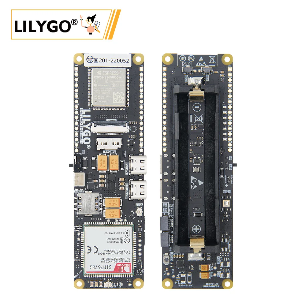 LILYGO® T-SIM7600G-H-S3-Standard T-SIM7670G-S3-Standard ESP32-S3 Development Board Support GSM LTE CAT 2G 4G Module Built-in GPS