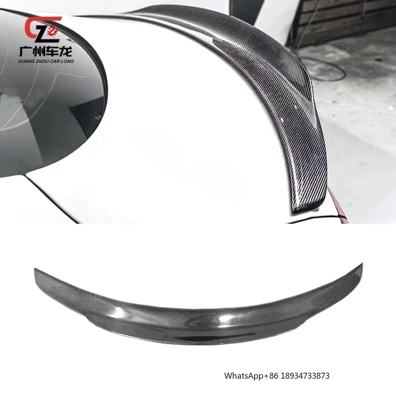 High Quality Carbon Fiber R PSM BABOS AMG C63 Style Rear Spoiler for Mercedes Benz CLS Class W257 2018-2022 Car Spoiler Wing