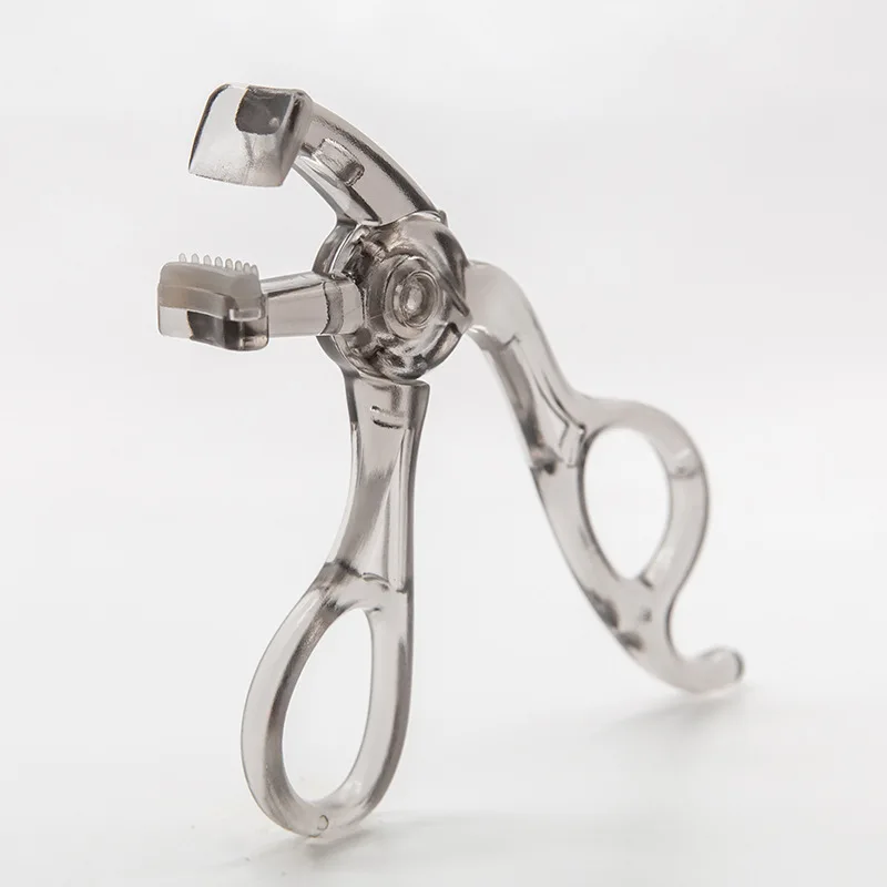 1PC Piegaciglia Senza cornice Curl Dente Pettine Styling portatile Grandangolo Piegaciglia Comodi cuscinetti in silicone Strumento per il trucco degli occhi