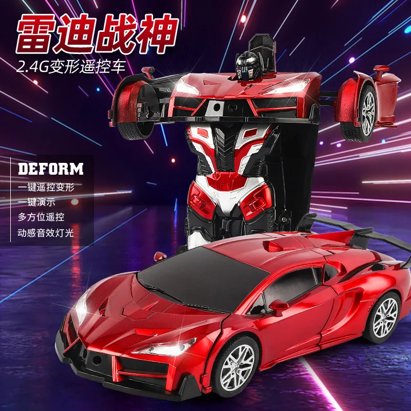 Remote control car induction gesture deformation car 2.4G remote control robot charging children's toys