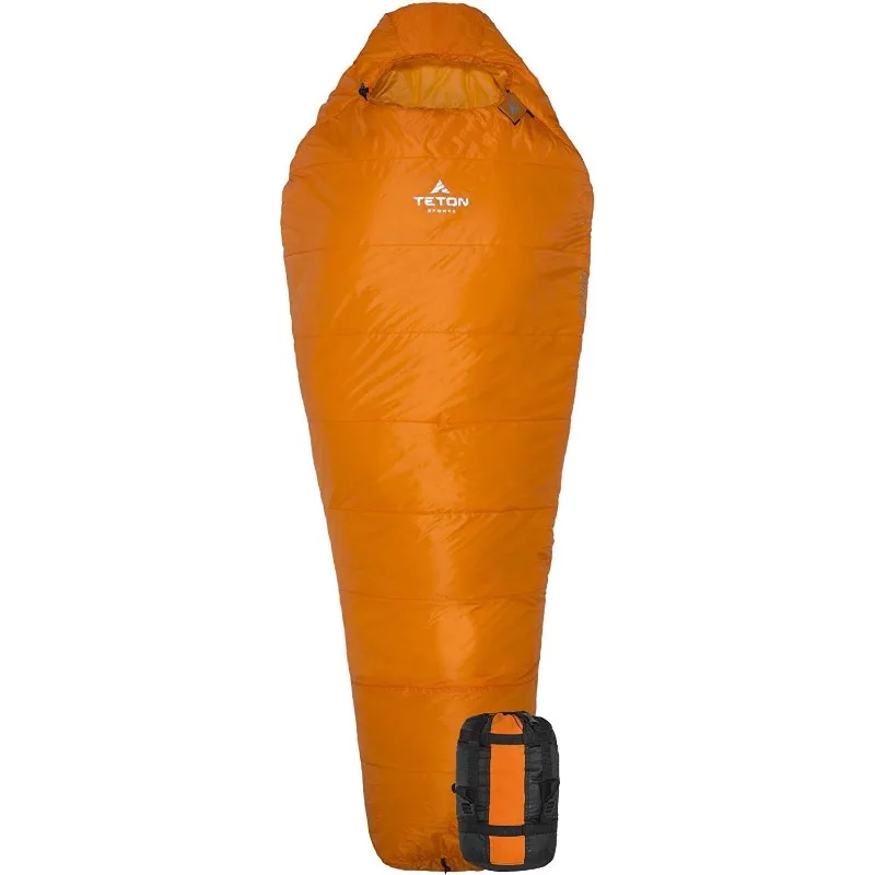 TETON Sports ALTOS, saco de dormir de 20 grados y 0 grados para adultos, saco de dormir ligero y cálido para momia para acampar, senderismo, Bac