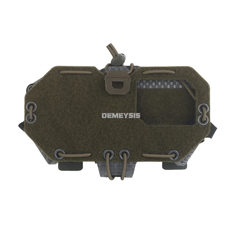 Tactical Vest Mobile Phone Holder MOLLE Mounted Folding Outdoor Hunting Chest Rig Navigation Board Device Holder for Airsoft